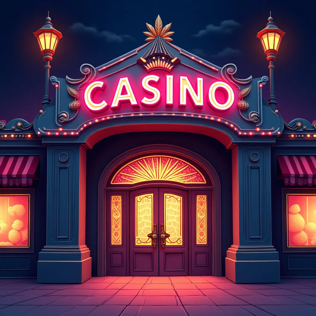 PariPesa live casino cartoon dealer illustration with cards and roulette wheel